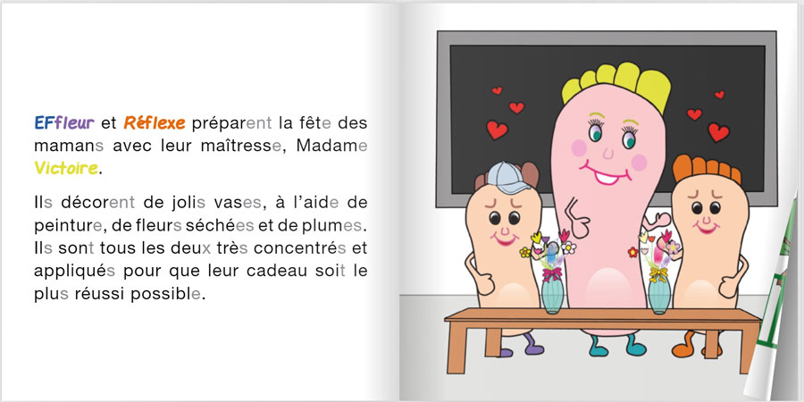 EFfleur prépare une surprise pour Lou, sa maman
